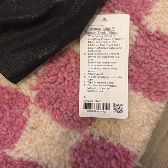 Lululemon Align Ribbed Tank Top *Shine - Picture 2 of 5